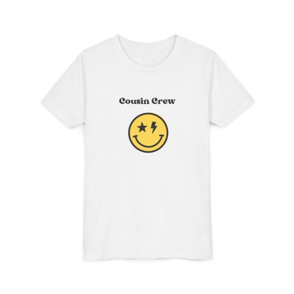 Smiley Cousin Crew Youth T-shirt - Image 3