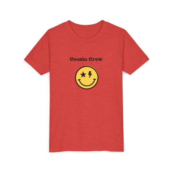 Smiley Cousin Crew Youth T-shirt - Image 35